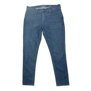 Banana Republic Men Travel Stretch Skinny Jeans Comfort Mid Blue Wash Size 34x30